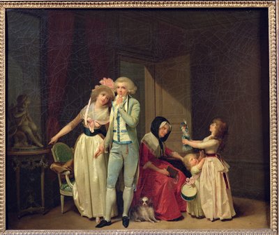 Aquellos que inspiran amor lo extinguen, o El filósofo, 1790 de Louis Leopold Boilly